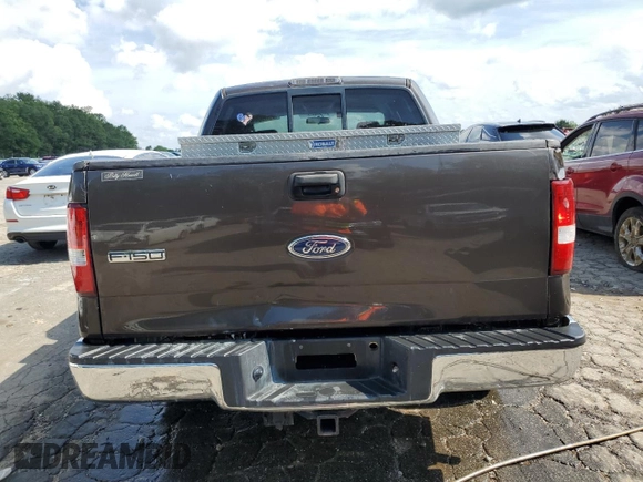 2005 Ford F-150 XLT with VIN 1FTPW12535KE13263, listed as a Copart auction lot 56629615 with 229,122 mi miles and Non repairable. Bid and sale history available at DreamBid. Image 6.