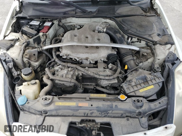 2004 Nissan 350Z Touring with VIN JN1AZ34D74T160909, listed as a Copart auction lot 58302075 with 54,100 mi miles and Salvage title. Bid and sale history available at DreamBid. Image 11.