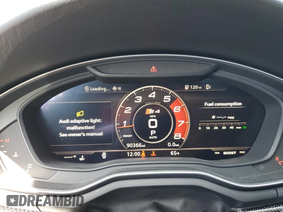 2018 Audi S4 Premium Plus with VIN WAUB4AF48JA003265, listed as a Copart auction lot 82392473 with 90,366 mi miles. Bid and sale history available at carsss.com. Image 9.