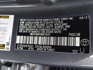 2021 Toyota C-HR LE with VIN NMTKHMBX0MR135693, listed as a IAAI auction lot 42071766 with 73,407 mi miles and . Bid and sale history available at DreamBid. Image 9.