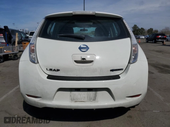 2016 Nissan LEAF SV with VIN 1N4BZ0CPXGC314258, listed as a Copart auction lot 48873795 with 78,806 mi miles and Clean Title. Bid and sale history available at carsss.com. Image 6.