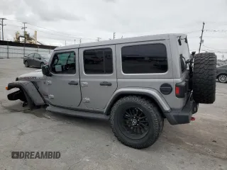 2018 Jeep Wrangler Unlimited Rubicon z VIN 1C4HJXFG9JW237646, wystawiony jako Copart lot #52906915 z przebiegiem 43 667 mil mil oraz Szkoda całkowita • Salvage title. Historia ofert i sprzedaży dostępna na DreamBid. Obrazek 2.