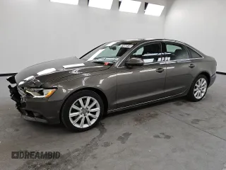 2014 Audi A6 Premium Plus with VIN WAUGFAFC7EN047487, listed as a Copart auction lot 61468915 with 44,596 mi miles and Clean title. Bid and sale history available at DreamBid. Image 1.