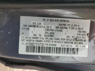 2007 Mazda 5 Touring с VIN JM1CR293170147143, выставлен на аукционе Copart как лот 55636135 с пробегом 173 466 миль миль и Списание • Salvage title. История ставок и продаж доступна на DreamBid. Изображение 14.