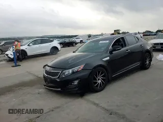 2015 Kia Optima EX with VIN KNAGN4AD0F5090350, listed as a Copart auction lot 57577595 with 109,345 mi miles and Salvage title. Bid and sale history available at DreamBid. Image 13.