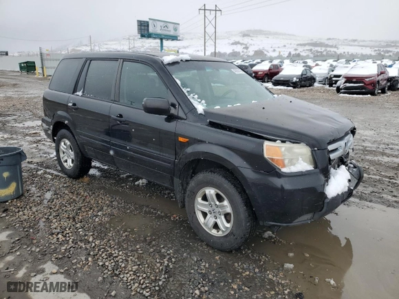 2007 Honda Pilot LX with VIN 5FNYF18197B021915, listed as a Copart auction lot 49653195 with 148,190 mi miles and Salvage Title. Bid and sale history available at carsss.com. Image 4.