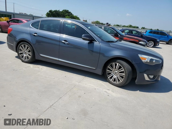 2015 Kia Cadenza Premium with VIN KNALN4D73F5184758, listed as a Copart auction lot 53404415 with 208,125 mi miles and Clean Title. Bid and sale history available at carsss.com. Image 4.