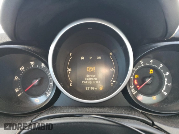 2016 FIAT 500X Trekking Plus with VIN ZFBCFYET9GP381557, listed as a Copart auction lot 87363304 with 92,189 mi miles and Salvage title. Bid and sale history available at DreamBid. Image 9.