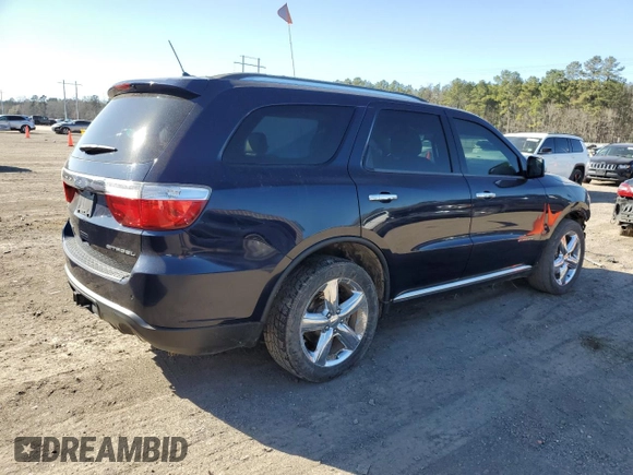 2013 Dodge Durango Citadel with VIN 1C4SDHET0DC662129, listed as a Copart auction lot 48387885 with 125,454 mi miles and Salvage Title. Bid and sale history available at carsss.com. Image 3.