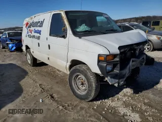 2013 Ford Econoline Cargo Commercial with VIN 1FTSE3EL9DDB11319, listed as a Copart auction lot 89179705 with Not Provided miles and Salvage Title. Bid and sale history available at carsss.com. Image 4.