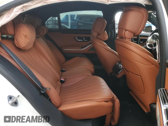 2022 Mercedes-Benz S 580 с VIN W1K6G7GB3NA141805, выставлен на аукционе Copart как лот 54716515 с пробегом 60 353 миль миль и Списание • Salvage title. История ставок и продаж доступна на DreamBid. Изображение 10.