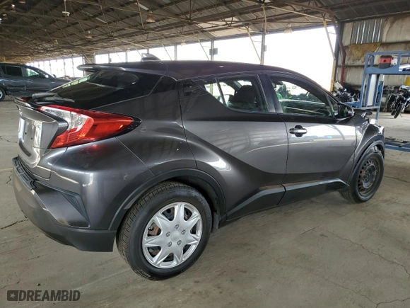 2019 Toyota C-HR XLE with VIN JTNKHMBX6K1027022, listed as a Copart auction lot 47317805 with 49,443 mi miles and Salvage Title. Bid and sale history available at carsss.com. Image 3.
