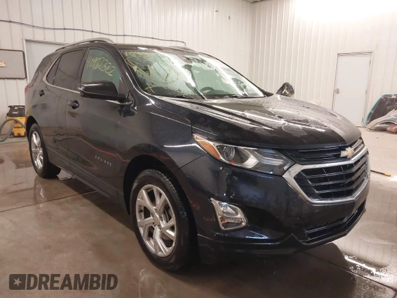 2020 Chevrolet Equinox LT with VIN 2GNAXLEX1L6206969, listed as a IAAI auction lot 40982322 with 68,538 mi miles. Bid and sale history available at carsss.com. Image 1.