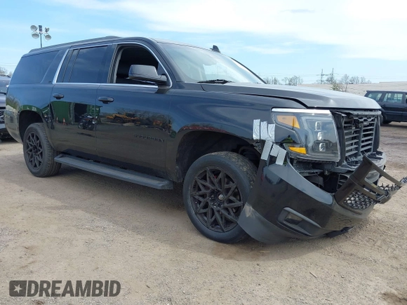 2017 Chevrolet Suburban LT with VIN 1GNSKHKCXHR194365, listed as a IAAI auction lot 42060690 with 213,424 mi miles and . Bid and sale history available at DreamBid. Image 1.