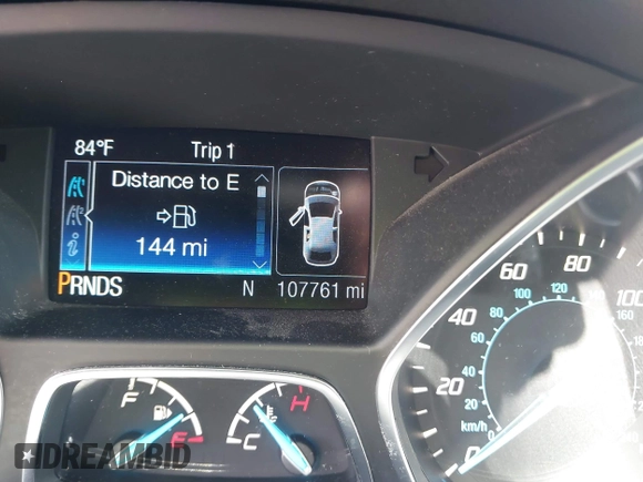 2014 Ford Escape Titanium with VIN 1FMCU0JX7EUA28824, listed as a IAAI auction lot 42065325 with 107,761 mi miles. Bid and sale history available at carsss.com. Image 15.