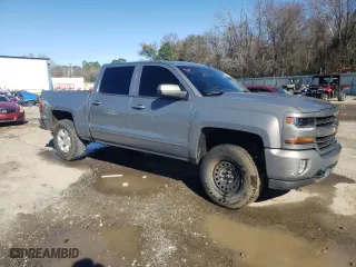 2017 Chevrolet Silverado 1500 LT with VIN 3GCUKREC4HG383645, listed as a Copart auction lot 86606794 with 0 mi miles and Salvage Title. Bid and sale history available at carsss.com. Image 4.