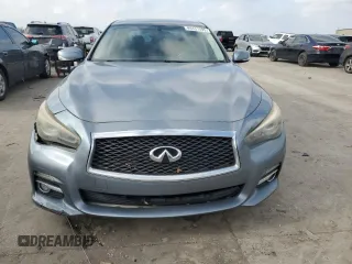 2014 Infiniti Q50 Sport with VIN JN1BV7AP1EM680931, listed as a Copart auction lot 44431595 with Not Provided miles and Salvage Title. Bid and sale history available at DreamBid. Image 5.