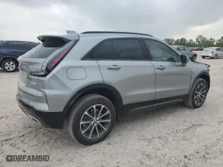 2025 Cadillac XT4 AWD Sport with VIN 1GYFZFR48SF115822, listed as a Copart auction lot 51958885 with 6,635 mi miles and Salvage Title. Bid and sale history available at carsss.com. Image 3.