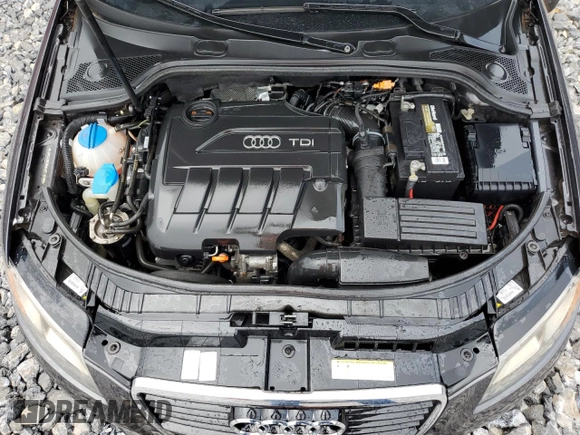 2013 Audi A3 Premium Plus with VIN WAUKJAFM3DA032881, listed as a Copart auction lot 57290084 with 69,685 mi miles and Salvage title. Bid and sale history available at DreamBid. Image 11.