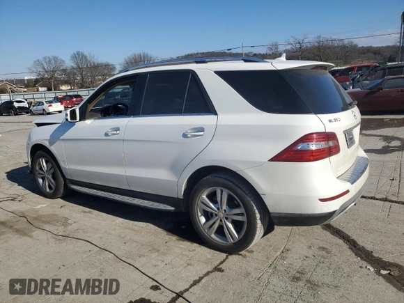 2014 Mercedes-Benz M 350 with VIN 4JGDA2EB4EA424265, listed as a Copart auction lot 88781845 with 172,595 mi miles and Clean title. Bid and sale history available at DreamBid. Image 2.