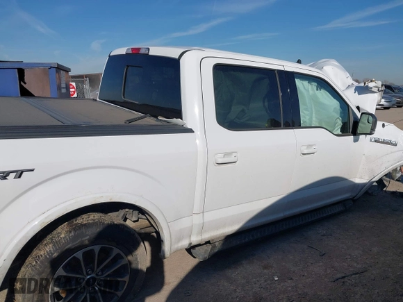 2020 Ford F-150 XL with VIN 1FTEW1C49LKE58525, listed as a IAAI auction lot 41578282 with 1 mi miles. Bid and sale history available at carsss.com. Image 12.