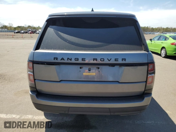 2022 Land Rover Range Rover Westminster with VIN SALGS2RU0NA460358, listed as a Copart auction lot 54783385 with 28,926 mi miles and Salvage title. Bid and sale history available at DreamBid. Image 6.