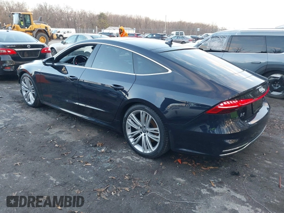 2019 Audi A7 Prestige with VIN WAUV2AF29KN062868, listed as a IAAI auction lot 41223113 with 63,850 mi miles. Bid and sale history available at carsss.com. Image 3.