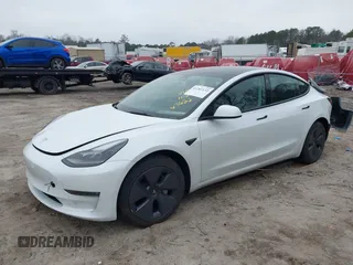 2023 Tesla Model 3 Long Range with VIN 5YJ3E1EB9PF393622, listed as a IAAI auction lot 41207132 with 14,097 mi miles and . Bid and sale history available at DreamBid. Image 17.