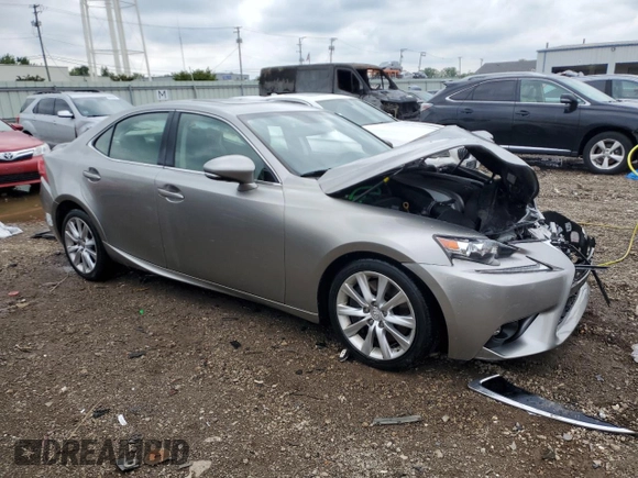 2016 Lexus IS 300/350 with VIN JTHCM1D27G5010703, listed as a Copart auction lot 58525745 with 50,046 mi miles and Salvage title. Bid and sale history available at DreamBid. Image 4.