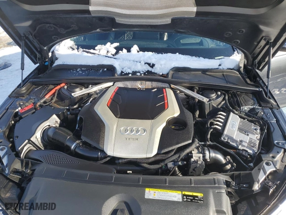 2018 Audi S4 Prestige with VIN WAUC4AF44JA127683, listed as a Copart auction lot 87794065 with 95,729 mi miles and Salvage Title. Bid and sale history available at carsss.com. Image 12.