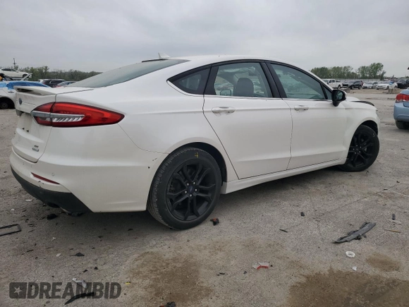 2020 Ford Fusion SE with VIN 3FA6P0HD1LR249902, listed as a Copart auction lot 53847995 with 43,140 mi miles and Salvage title. Bid and sale history available at DreamBid. Image 3.