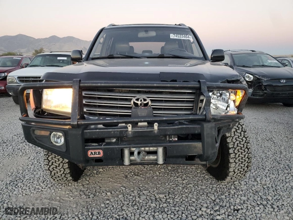 2003 Toyota Land Cruiser with VIN JTEHT05J132049479, listed as a Copart auction lot 74533464 with 218,413 mi miles and Salvage Title. Bid and sale history available at carsss.com. Image 5.