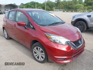 2017 Nissan Note S Plus z VIN 3N1CE2CP0HL367744, wystawiony jako IAAI lot #42144940 z przebiegiem 131 780 mil mil oraz . Historia ofert i sprzedaży dostępna na DreamBid. Obrazek 1.