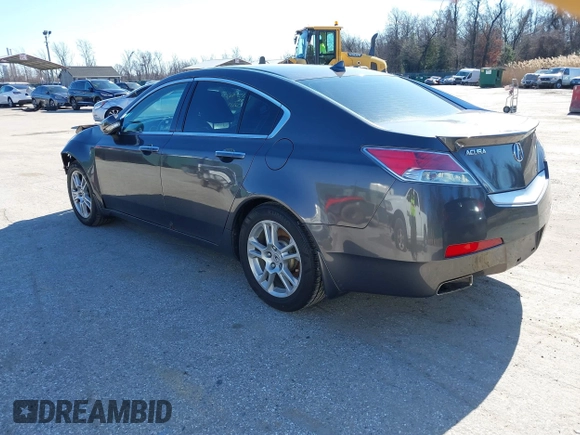 2009 Acura TL Tech with VIN 19UUA86539A018999, listed as a IAAI auction lot 41596314 with 145,302 mi miles. Bid and sale history available at carsss.com. Image 3.