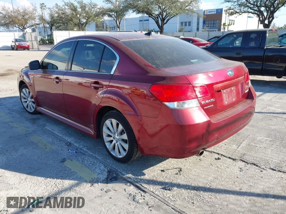 2011 Subaru Legacy Limited Power Moon with VIN 4S3BMBL61B3227417, listed as a IAAI auction lot 41558033 with 179,605 mi miles and . Bid and sale history available at DreamBid. Image 3.