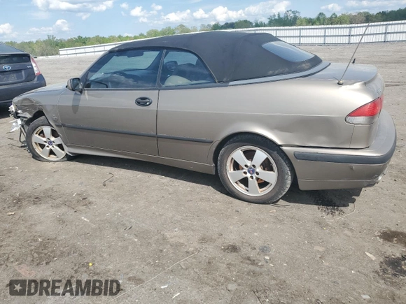 2003 Saab 9-3 SE z VIN YS3DF78KX37011798, wystawiony jako Copart lot #54252515 z przebiegiem 143 291 mil mil oraz Szkoda całkowita • Salvage title. Historia ofert i sprzedaży dostępna na DreamBid. Obrazek 2.