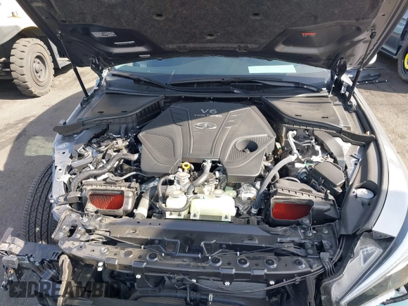 2024 Infiniti Q50 Luxe with VIN JN1EV7BP4RM601527, listed as a IAAI auction lot 41479566 with 1,588 mi miles and . Bid and sale history available at DreamBid. Image 10.