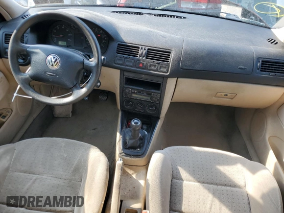 2001 Volkswagen Jetta with VIN 3VWST29M31M013547, listed as a Copart auction lot 60316525 with 156,596 mi miles and Salvage title. Bid and sale history available at DreamBid. Image 8.