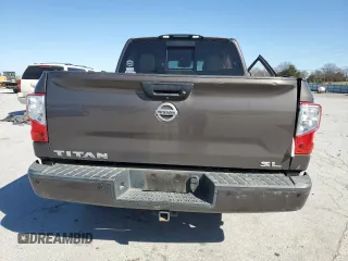 2017 Nissan Titan SL with VIN 1N6AA1E6XHN536809, listed as a Copart auction lot 47956345 with 135,207 mi miles and Salvage title. Bid and sale history available at DreamBid. Image 6.
