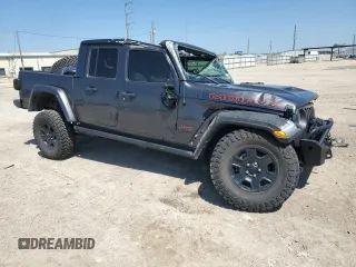 2021 Jeep Gladiator Mojave with VIN 1C6JJTEG7ML582859, listed as a Copart auction lot 51918085 with 92,457 mi miles and Salvage title. Bid and sale history available at DreamBid. Image 4.