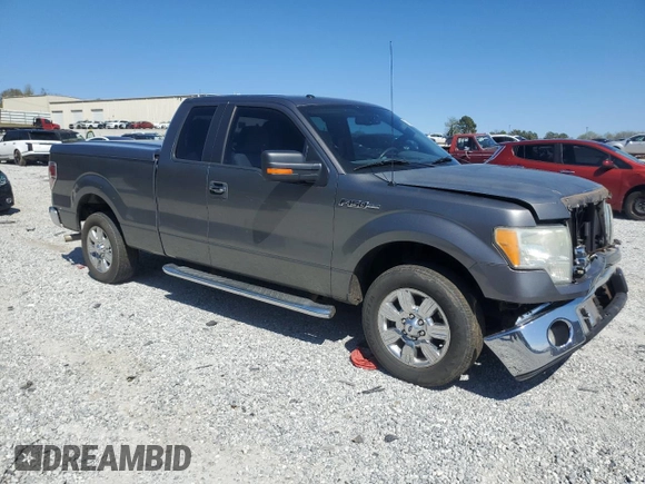 2010 Ford F-150 XL with VIN 1FTEX1C85AFD61411, listed as a Copart auction lot 50500925 with 164,735 mi miles and Salvage Title. Bid and sale history available at carsss.com. Image 4.