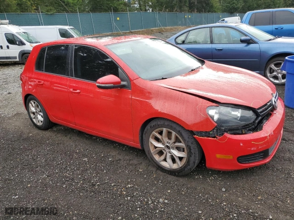 2010 Volkswagen Golf with VIN WVWDB7AJ9AW404313, listed as a Copart auction lot 74779244 with 164,318 mi miles and Salvage Title. Bid and sale history available at carsss.com. Image 4.
