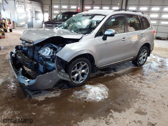 2015 Subaru Forester 2.5i Touring with VIN JF2SJAUCXFH471892, listed as a IAAI auction lot 41314722 with 94,717 mi miles. Bid and sale history available at carsss.com. Image 2.