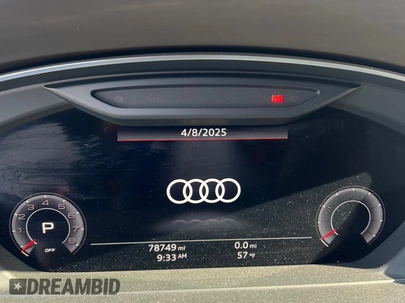 2019 Audi A8 L with VIN WAU8DAF83KN014441, listed as a Copart auction lot 45976415 with 78,749 mi miles and Salvage Title. Bid and sale history available at carsss.com. Image 9.