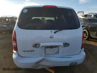 2001 Nissan Quest GXE with VIN 4N2ZN15T01D825951, listed as a Copart auction lot 43836485 with 101,816 mi miles and Salvage Title. Bid and sale history available at carsss.com. Image 6.