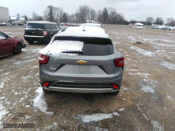 2025 Chevrolet Trax LT with VIN KL77LHEP5SC008734, listed as a IAAI auction lot 41227025 with 6,638 mi miles. Bid and sale history available at carsss.com. Image 16.