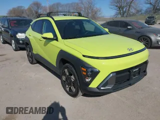 2024 Hyundai Kona SEL with VIN KM8HBCABXRU156403, listed as a IAAI auction lot 41978919 with 4,203 mi miles. Bid and sale history available at carsss.com. Image 1.