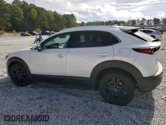 2023 Mazda CX-30 Premium with VIN 3MVDMBDY1PM510574, listed as a Copart auction lot 78449424 with 75,631 mi miles and Salvage title. Bid and sale history available at DreamBid. Image 2.