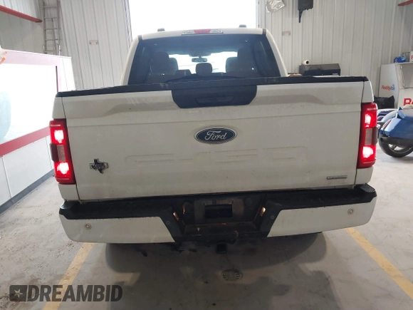 2023 Ford F-150 XL with VIN 1FTEW1EPXPKF97673, listed as a IAAI auction lot 41349562 with 35,687 mi miles. Bid and sale history available at carsss.com. Image 16.