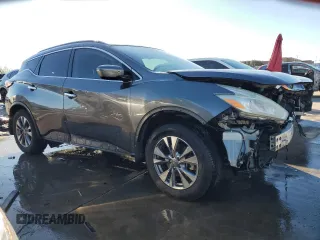 2016 Nissan Murano SV with VIN 5N1AZ2MG3GN111860, listed as a Copart auction lot 84019324 with 227,368 mi miles and Salvage Title. Bid and sale history available at carsss.com. Image 4.